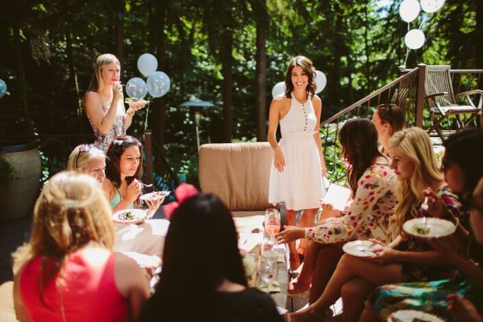 backyard bridal shower photographer vancouver