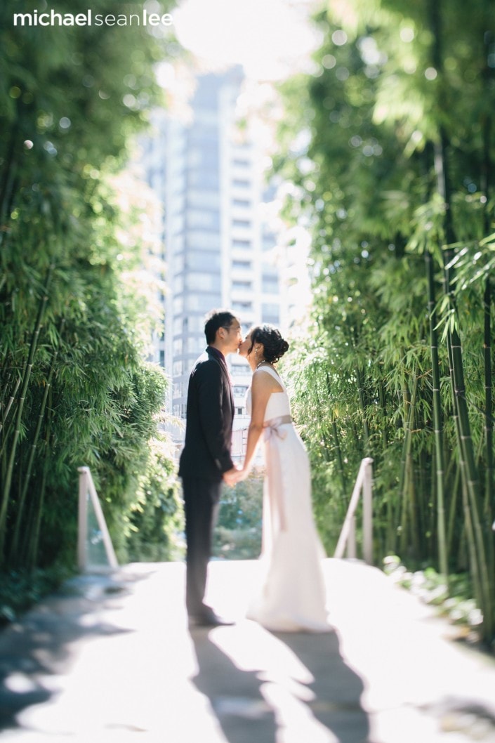 shangri la vancouver wedding photo
