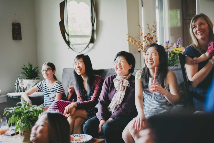 bridal shower party photo in vancouver