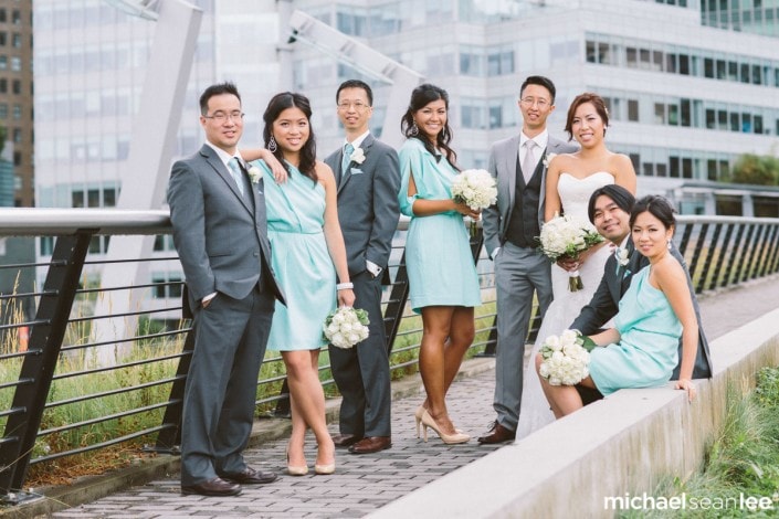 emily and preston's bridal party