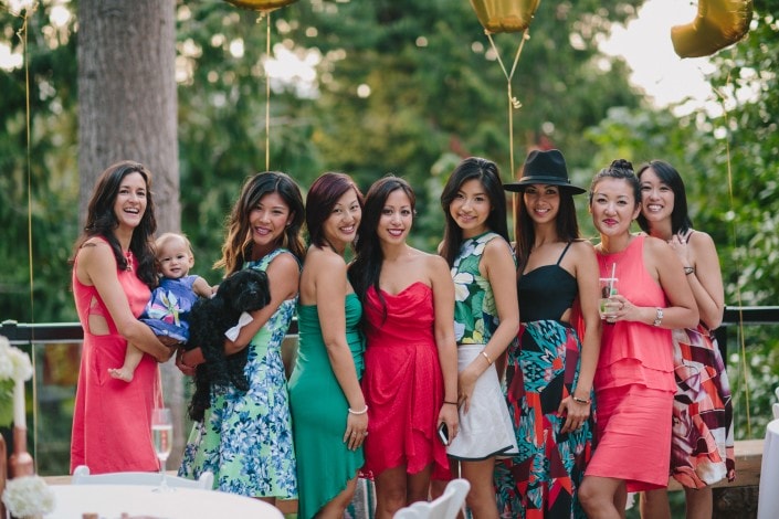 kim's backyard wedding reception