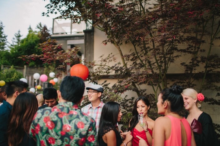 kim's backyard wedding reception vancouver