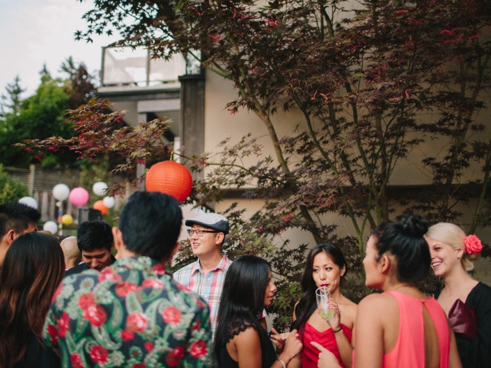 kim's backyard wedding reception vancouver