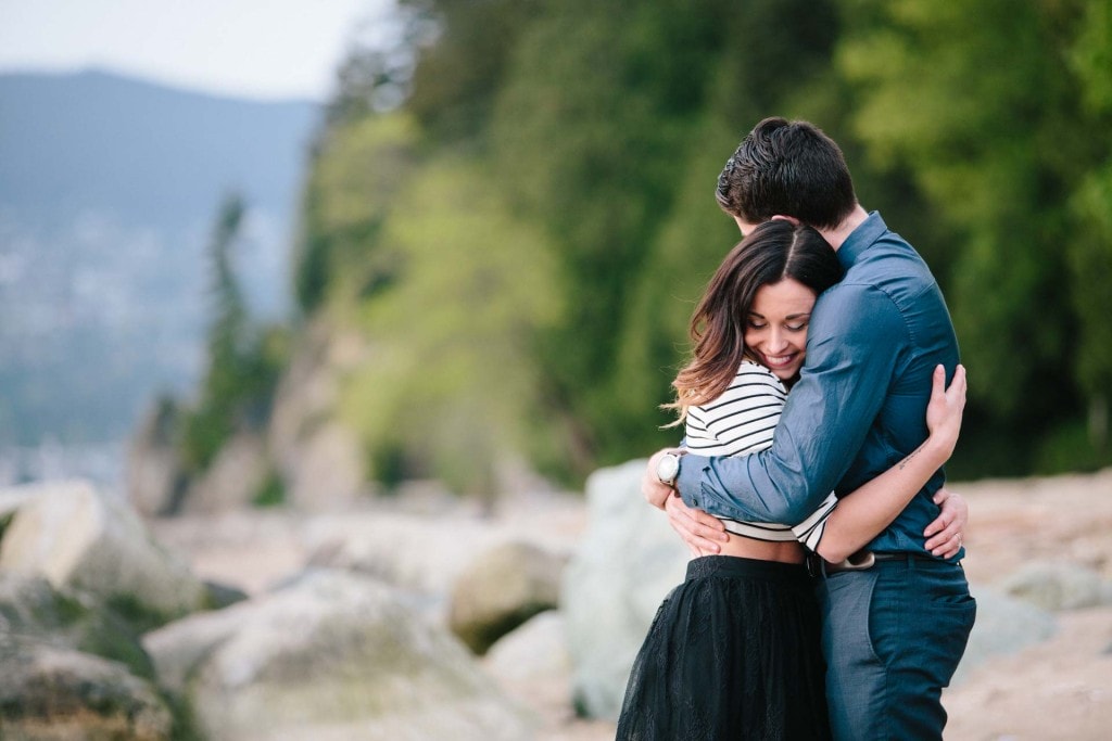 joel & caitlin's stanley park engagement