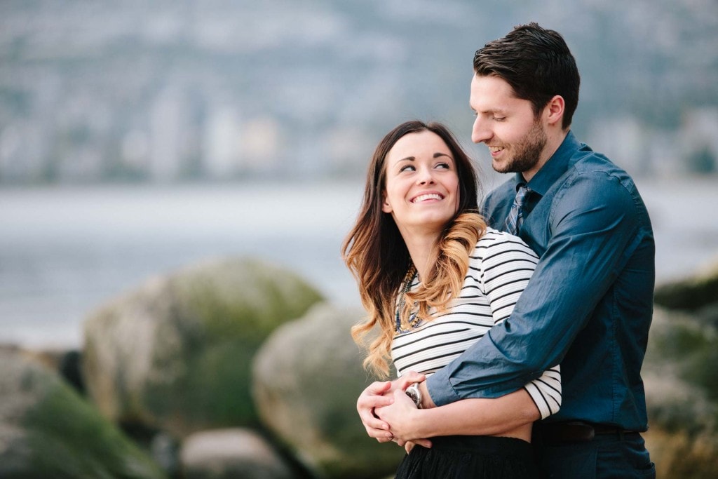 joel & caitlin's stanley park engagement