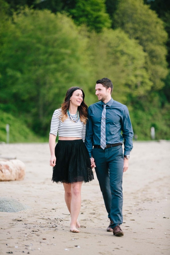 joel & caitlin's stanley park engagement