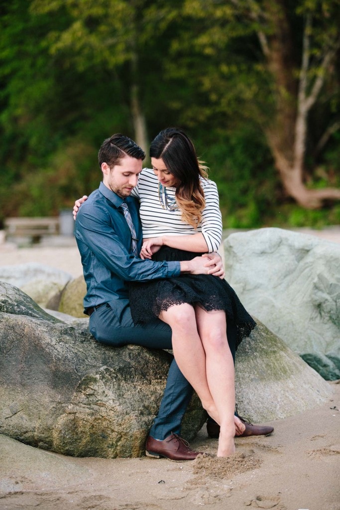 joel & caitlin's stanley park engagement