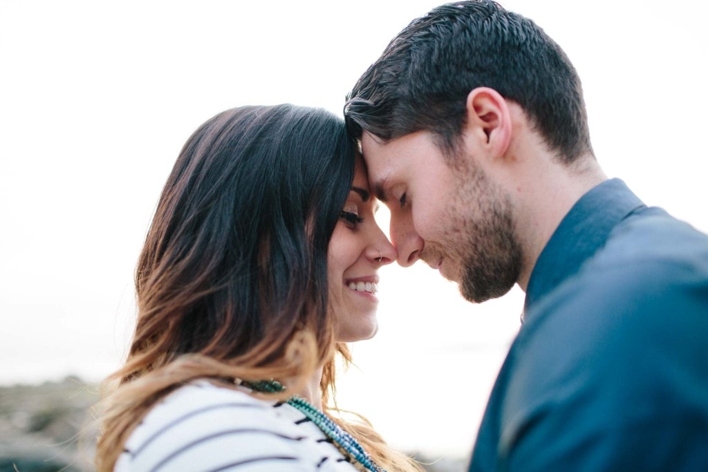 joel & caitlin's stanley park third beach engagement