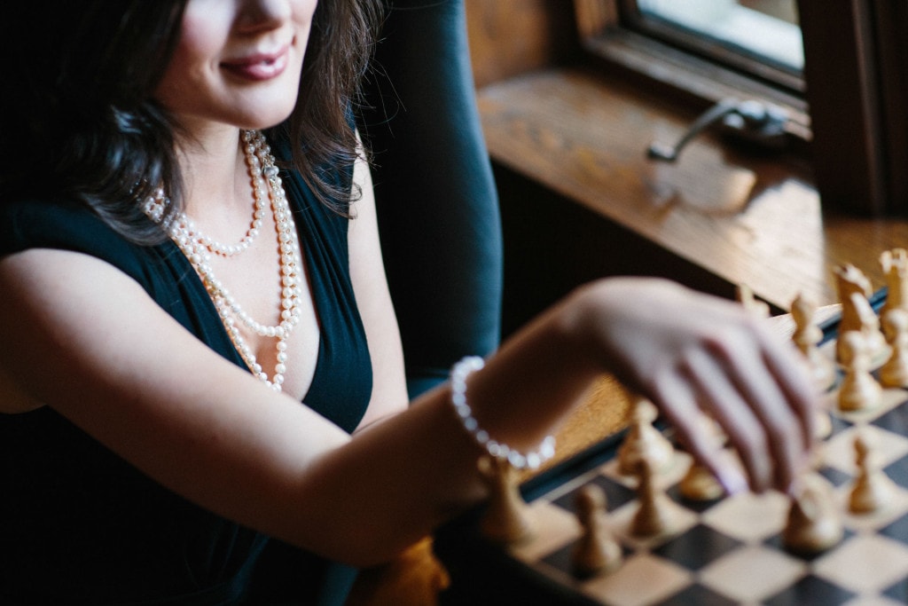 elle florence pearls photoshoot at vancouver club