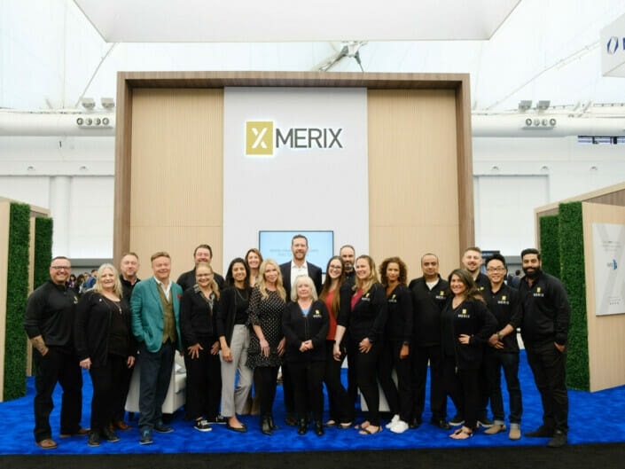 Group photo of a mortgage team at the Vancouver Convention Centre