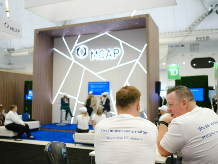 branding photo at a conference at the Vancouver convention centre