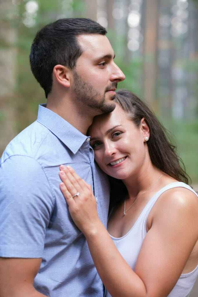 engagement couple portraits in vancouver