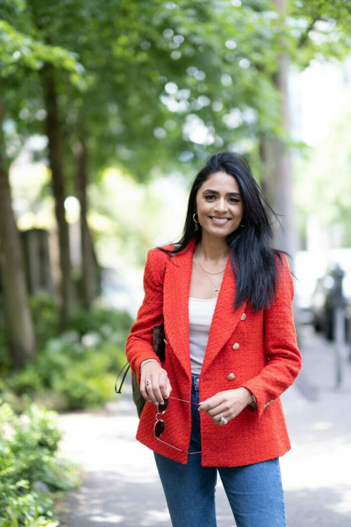 lifestyle business portrait taken in downtown Vancouver