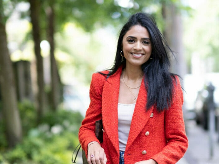 lifestyle business portrait taken in downtown Vancouver