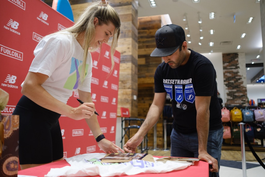 New Balance x Eugenie Bouchard signing Vancouver Event