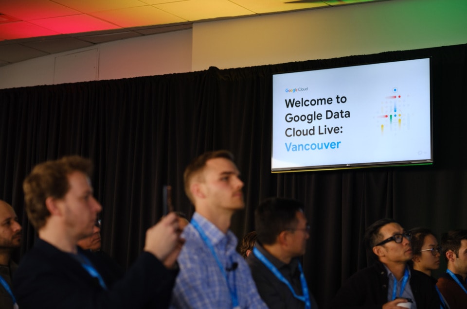 Google Cloud Event Photos at the Vancouver Lookout