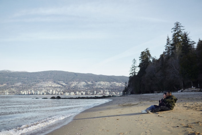 Sachiv & Lena's Surprise Engagement Photos in Stanley Park 