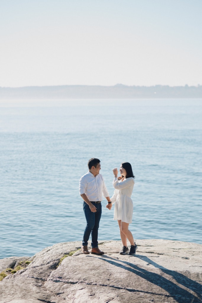 vancouver engagement photographer lighthouse park