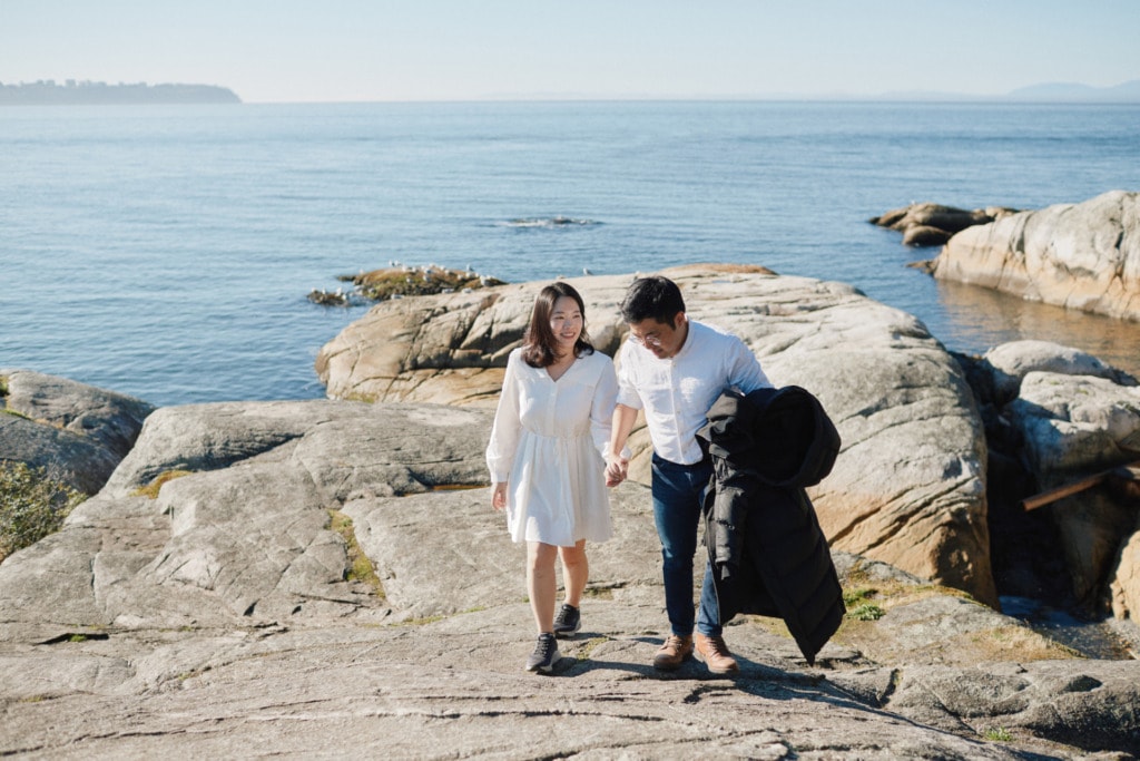 vancouver engagement photography lighthouse park
