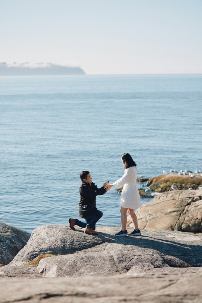 vancouver engagement photographer lighthouse park