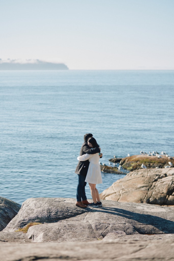 vancouver engagement photographer lighthouse park