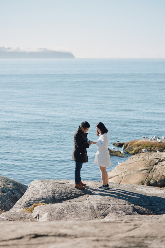 vancouver engagement photographer lighthouse park
